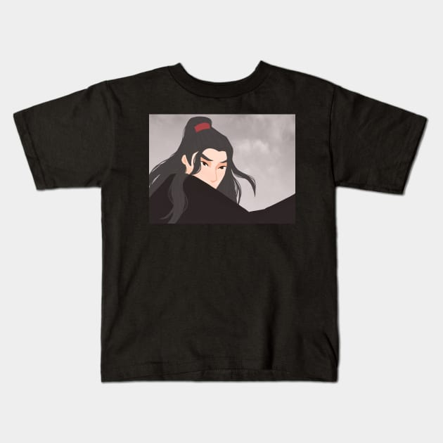 Wei Wuxian Kids T-Shirt by kcmamede